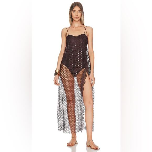 X Intimately FP Smoke & Mirrors Slip in Chocolate - Picture 1 of 6